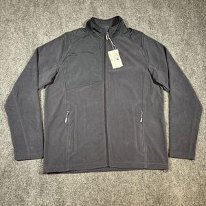 North End NWT Men's L Excursion Trail Fabric-Block Fleece Jacket Black 88215